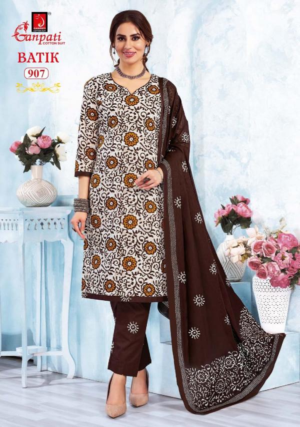 Ganpati Batik Pant Vol-9 – Kurti Pant With Dupatta